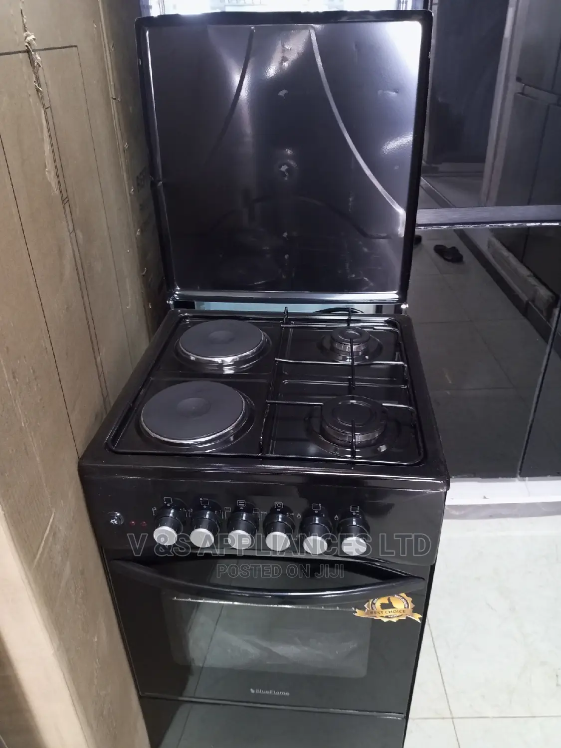 Blue Frame Gas Cooker 50x50
