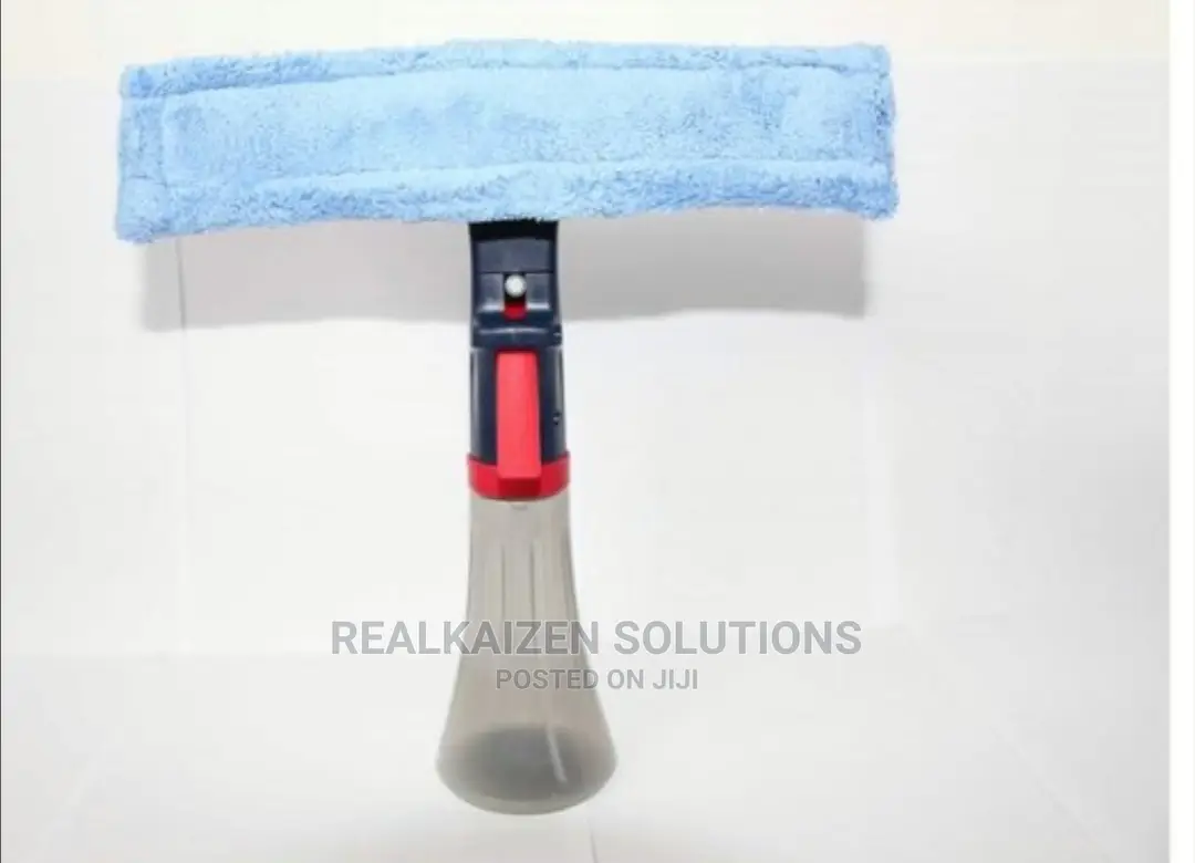 ROYALFORD One Click 3 IN 1 Spray Window Cleaner Wiper