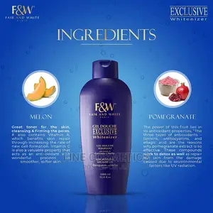 ORIGINAL Fair and White Exclusive Melon Shower Gel 1000ml