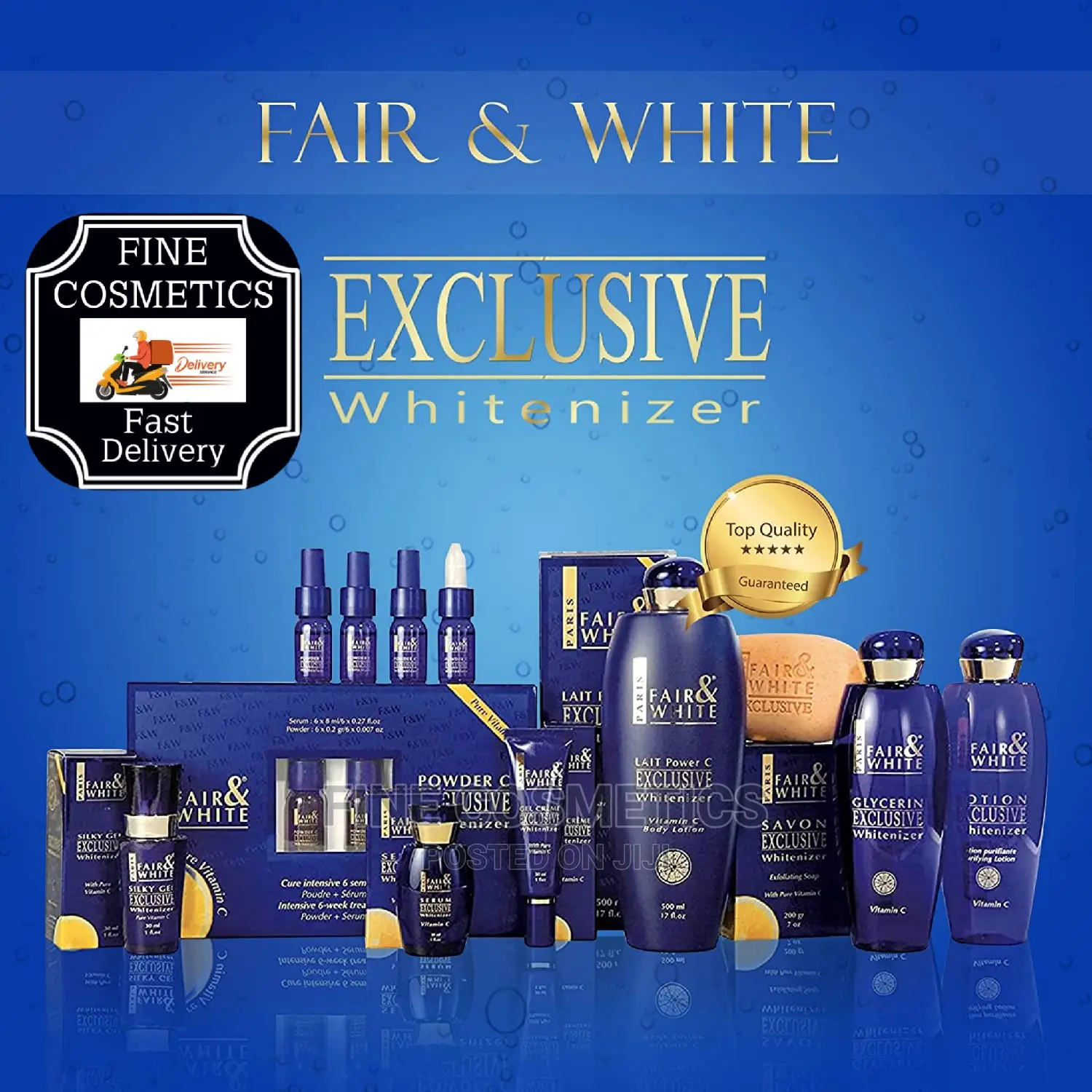 ORIGINAL Fair and White Exclusive Melon Shower Gel 1000ml