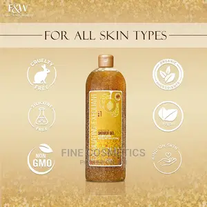 Fair and White Gold Precious Scrub Exfoliating Shower Gel