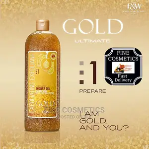 Fair and White Gold Precious Scrub Exfoliating Shower Gel