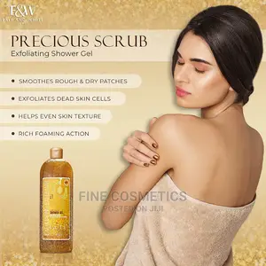 Fair and White Gold Precious Scrub Exfoliating Shower Gel