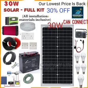 30w Solar System Full Kit