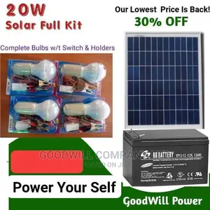 20w Solar System Full Kit