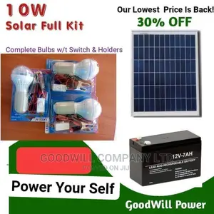 10w Solar System Full Kit