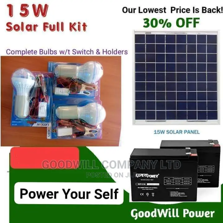 15w Solar System Full Kit