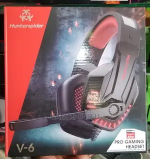 Red Hunterspider V6 Gaming Headset