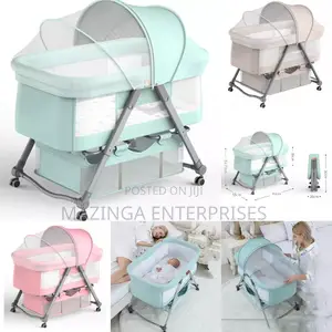 4in1 New Born Baby Cradle Foldable Bed With Mosquito Net