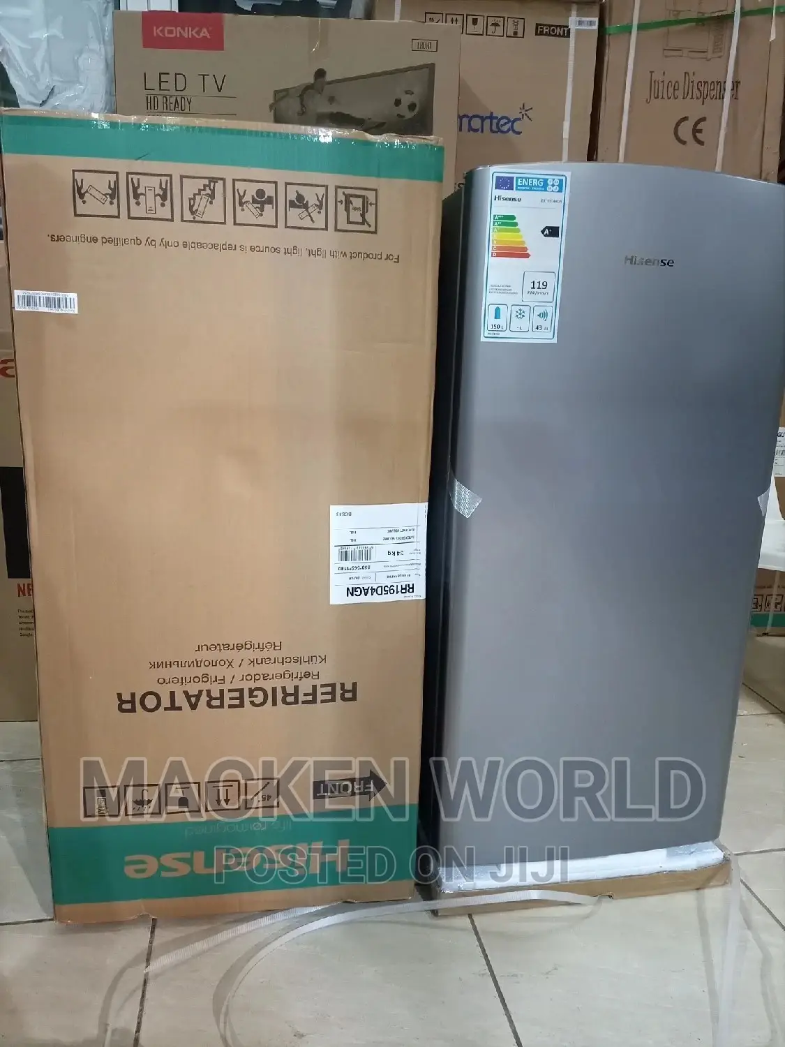 195l Hisense Fridge
