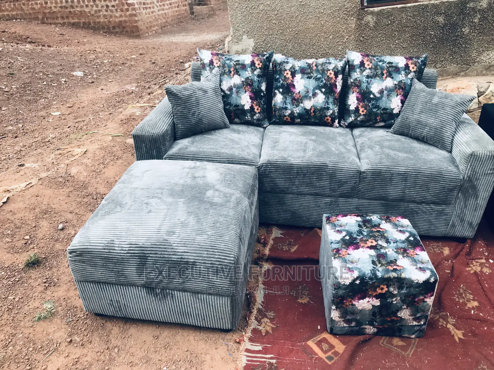 Mini Gray L Sofa