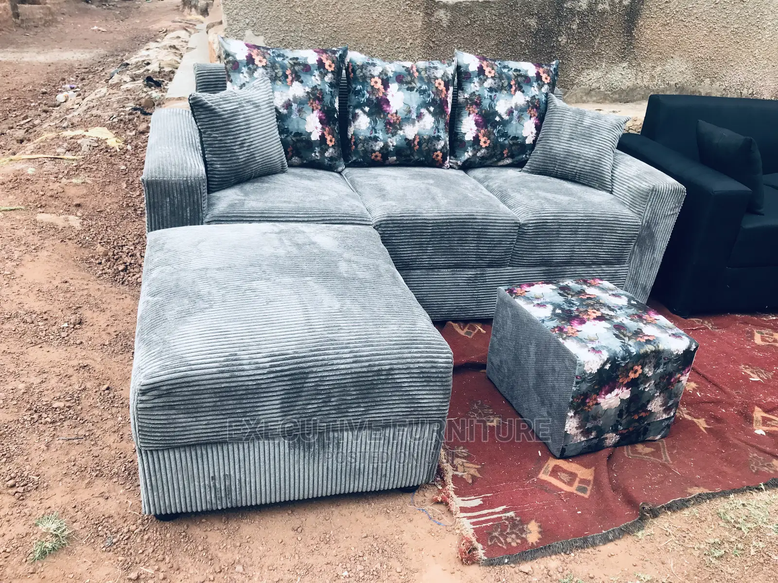 Mini Gray L Sofa