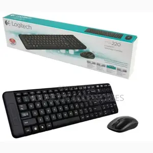 Original Logitech Mk220 Combo Keyboard With Wireless Mouse