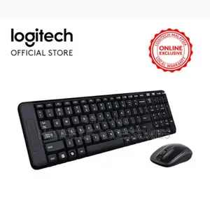 Original Logitech Mk220 Combo Keyboard With Wireless Mouse