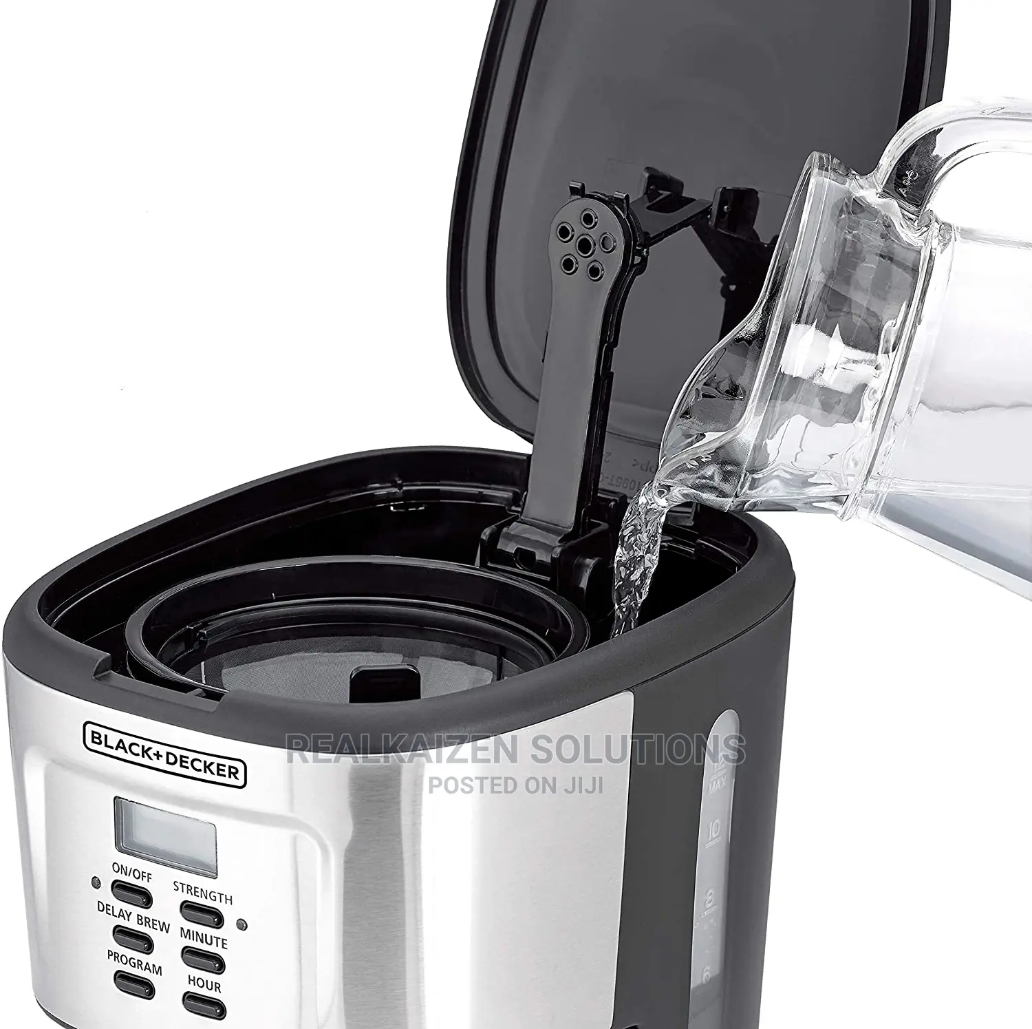 BLACK + DECKER LCD Display Programmable Coffee Maker