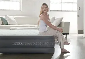INTEX Premaire Queen Inbuilt Pump Elevated Airbed