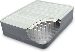 INTEX Premaire Queen Inbuilt Pump Elevated Airbed