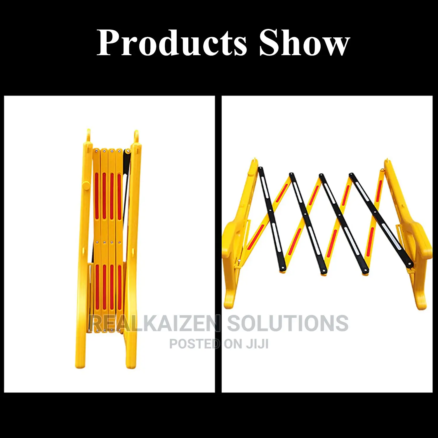 Mobile Fence Retractable Plastic Crowd Control Barrier 250cm
