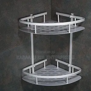 Double Corner Shelf Silver