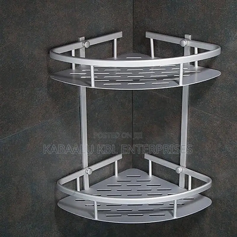Double Corner Shelf Silver
