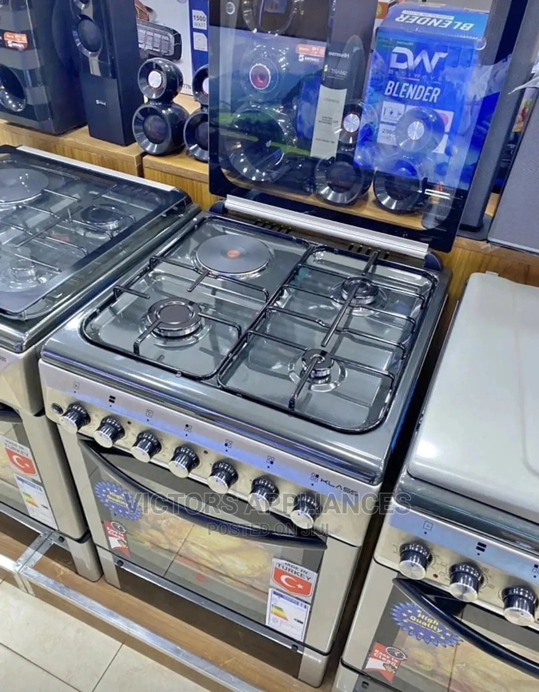 Klass 3gas + 1electric Cooker 60x60cm