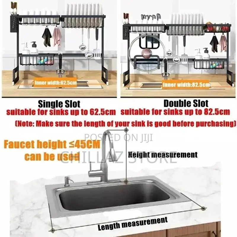 Over The Sink Dish Rack