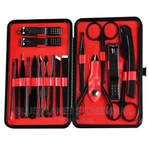 Professional Manicure Set and Pedicure Kit Tools.