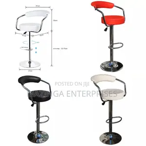 Kitchen and Bar Counter Adjustable Height Aluminum Chairs