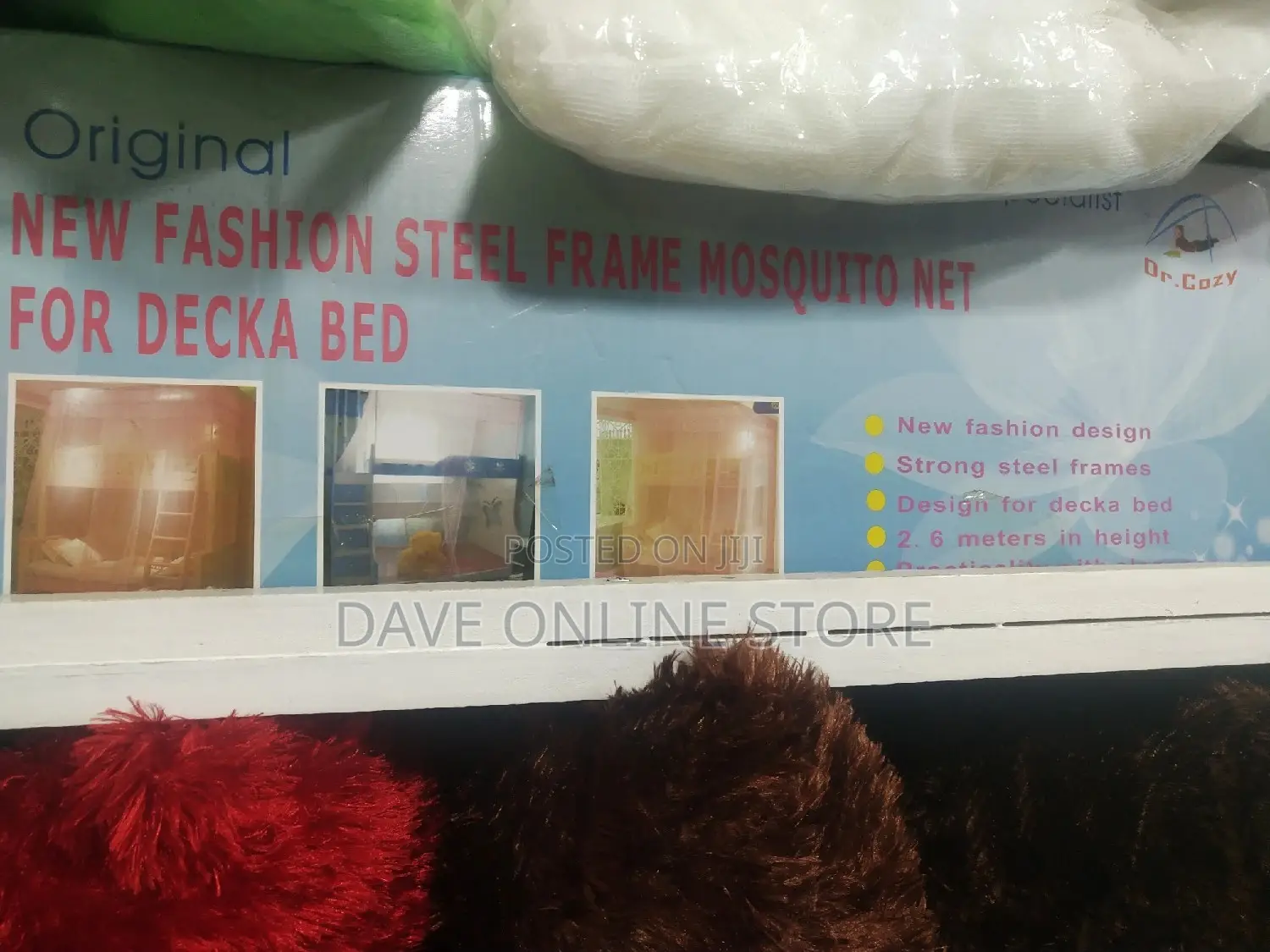 Steel Frame Decka Bed Mosquito Net