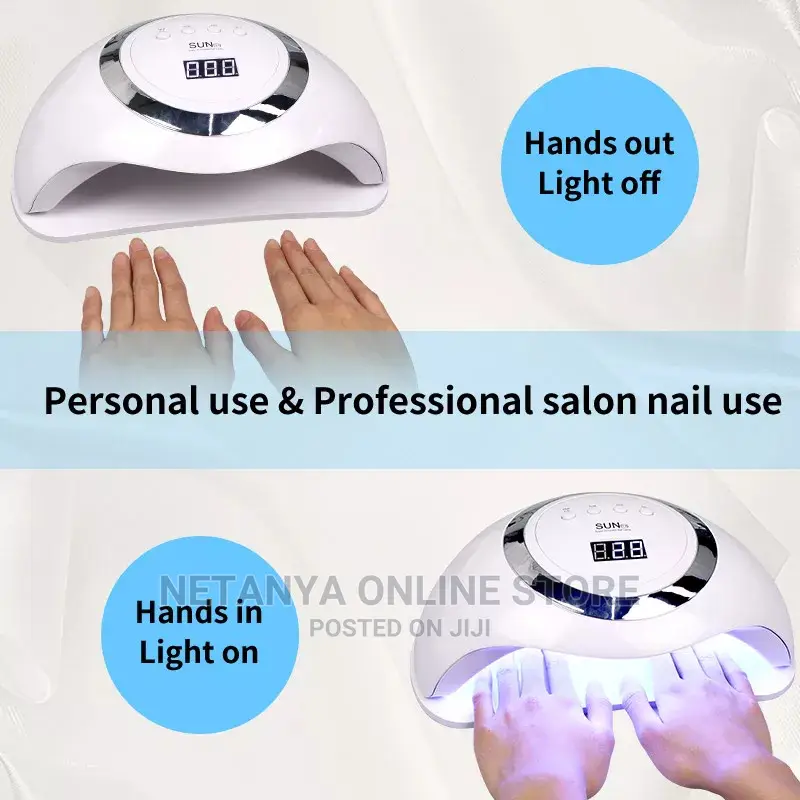 Double Uv Led Nail Lamp.