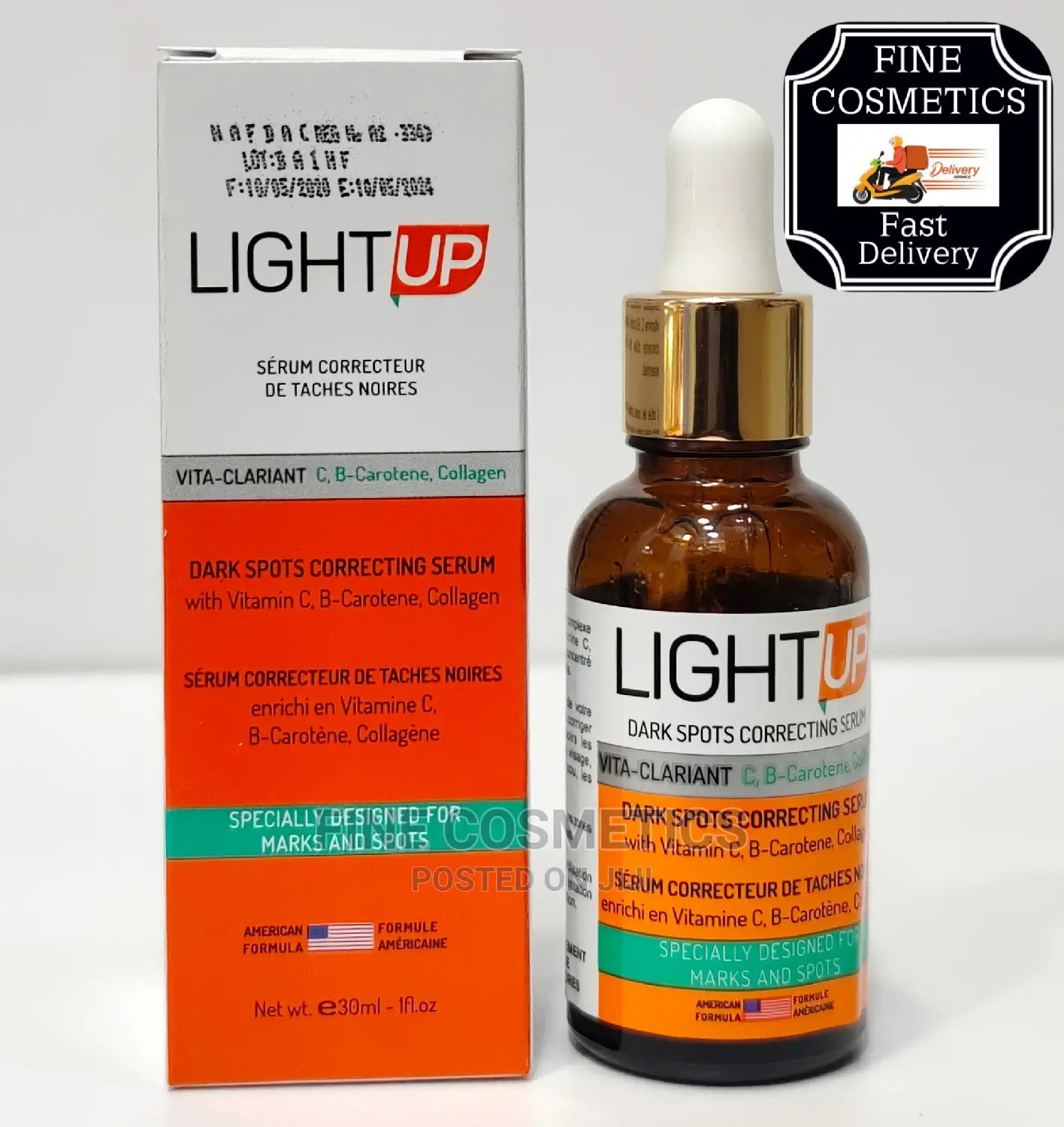 Light Up Dark Spots Correction Serum.