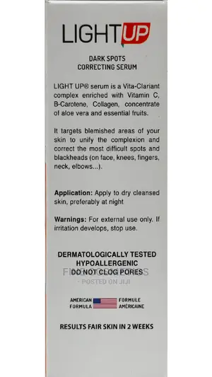 Light Up Dark Spots Correction Serum.