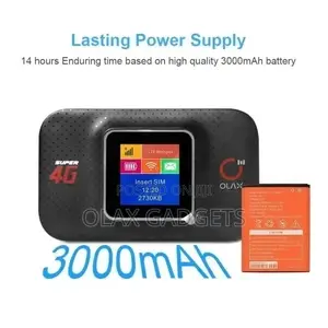 Olax 4g+ Unlocked Mobile Mifi 3000mah Battery - Lycamobile