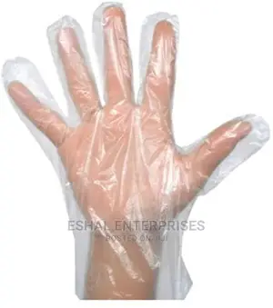Hand Gloves Plastic Disposable 100 Pcs