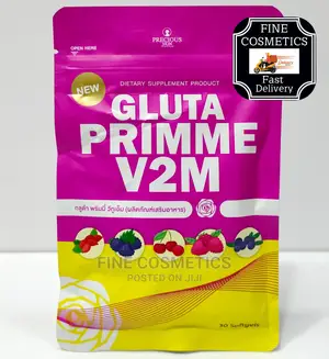 Gluta Primme V2m Glutathione Skin Whitening Collagen Pills