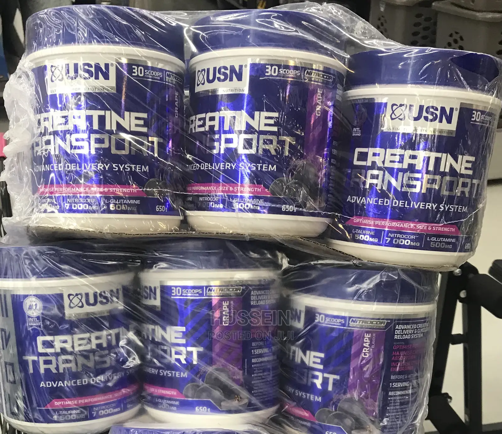 USN Creatine Transport System - 650g - Grape,Orange