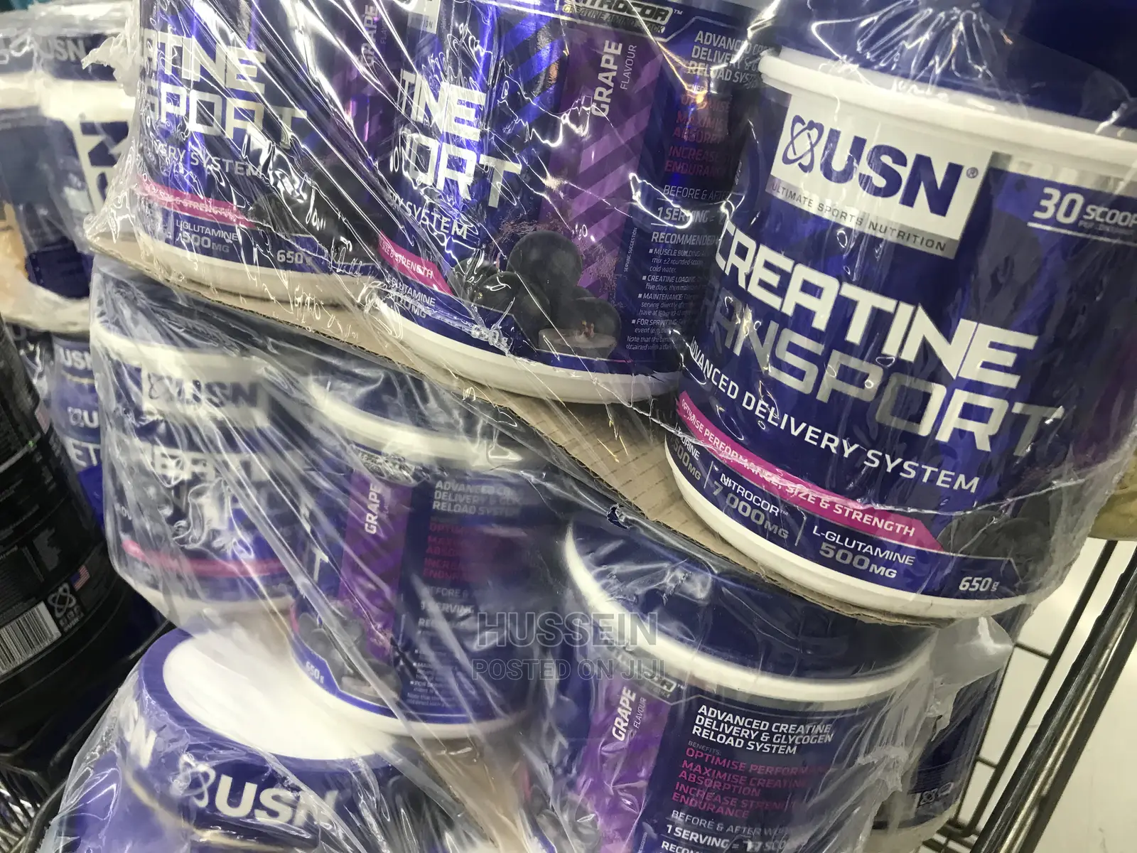 USN Creatine Transport System - 650g - Grape,Orange