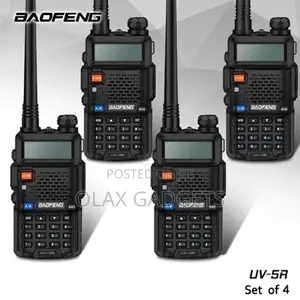 Baofeng UV5R Dual Band Two-Way Radio Walkie Talkies Set of 4