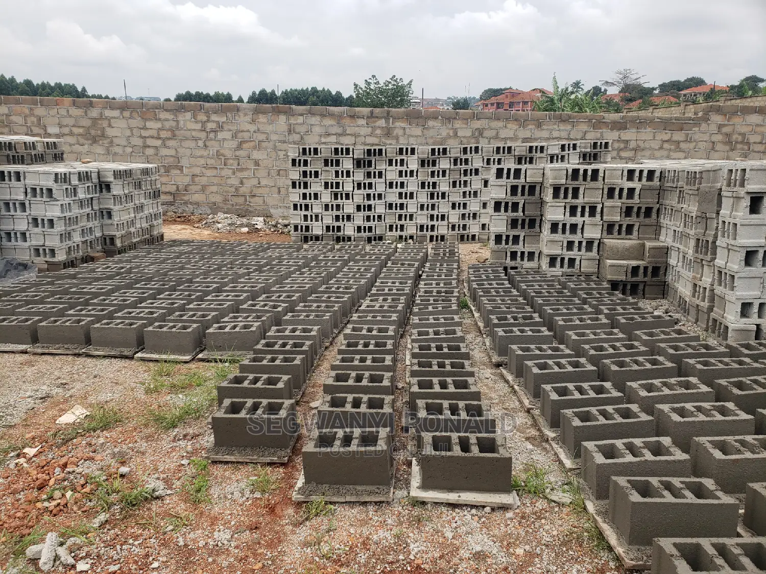 Blocks Made on Site