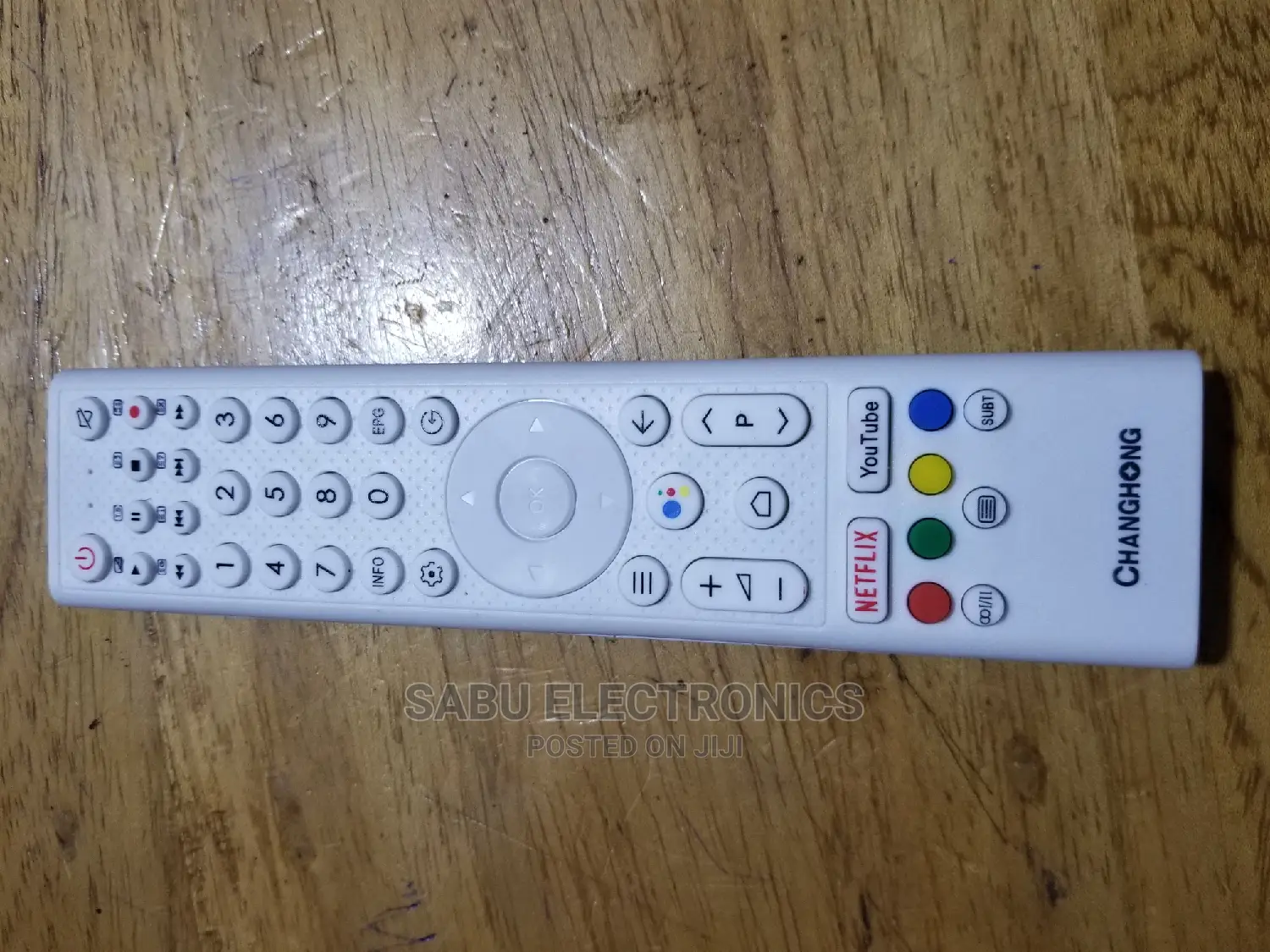 Changhong Smart TVS Remote Control