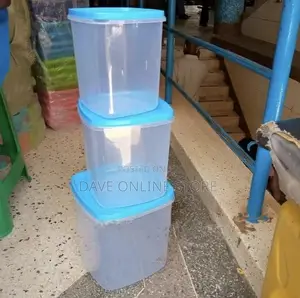 3 Pieces Transparent Food Storage Containers