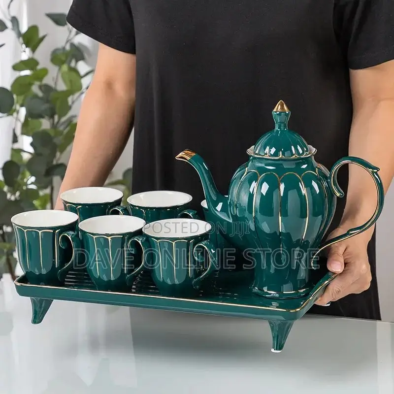 Tea Cup and Pot Full Set