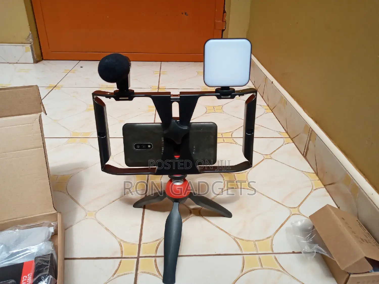 Vlogging Kit With Cage Stabilizer