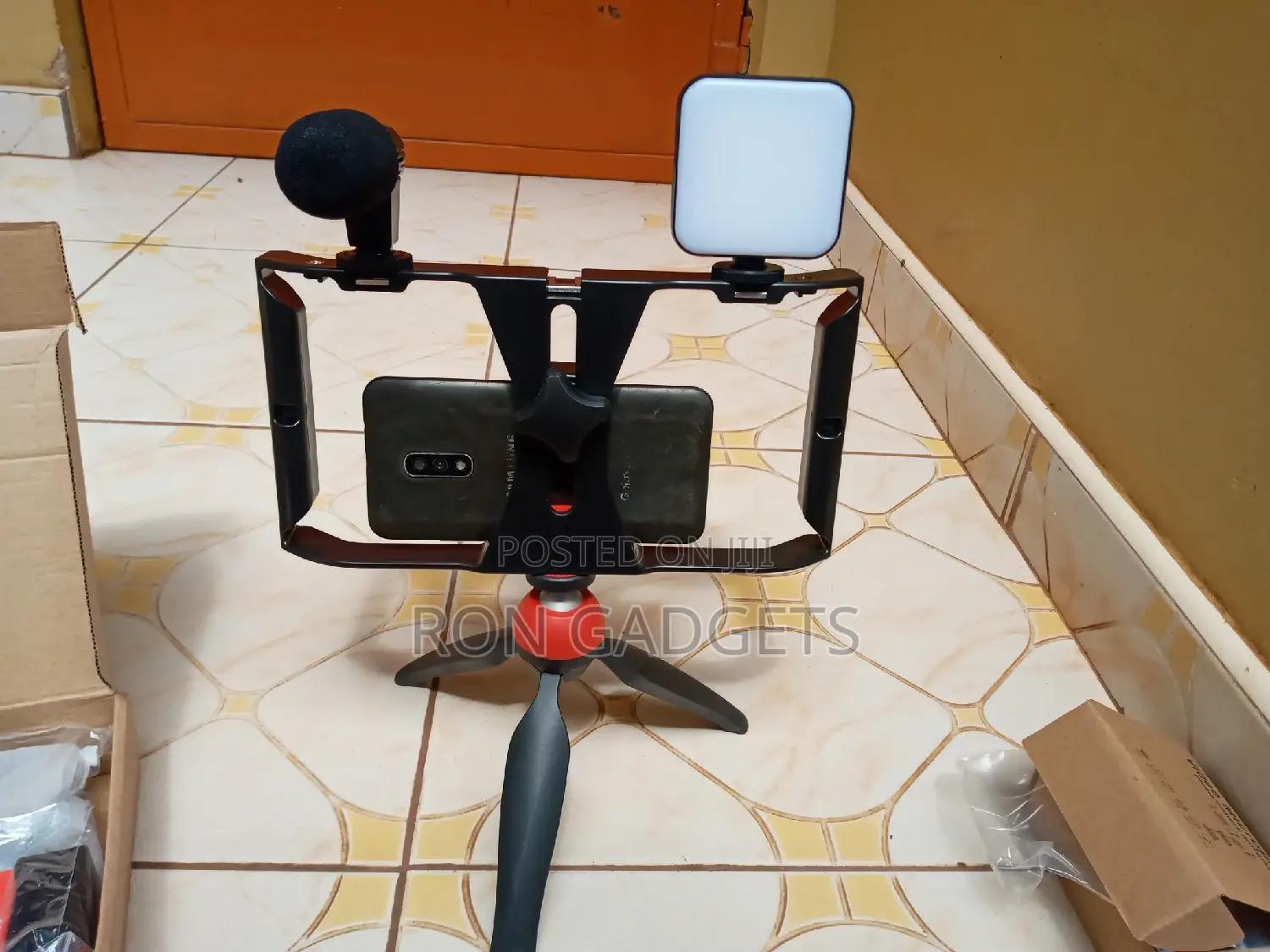 Vlogging Kit With Cage Stabilizer
