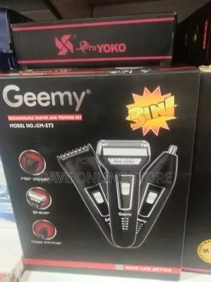 Geemy Rechargeable Shaver and Trimmer Set