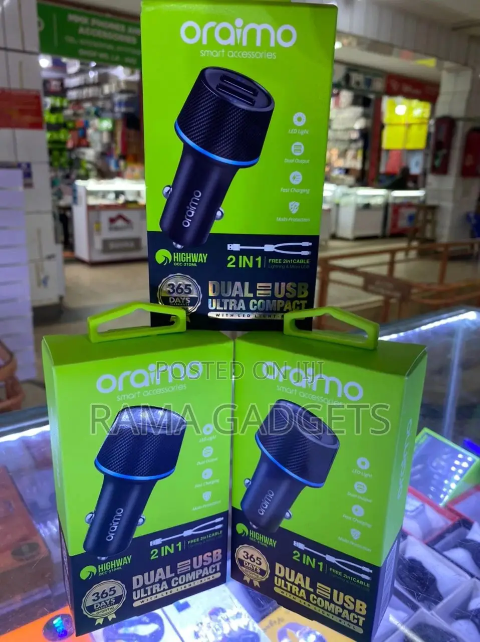 Oraimo Car Adapter