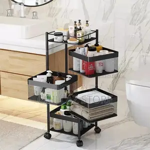 Four Layers Kitchen Rotating Rack