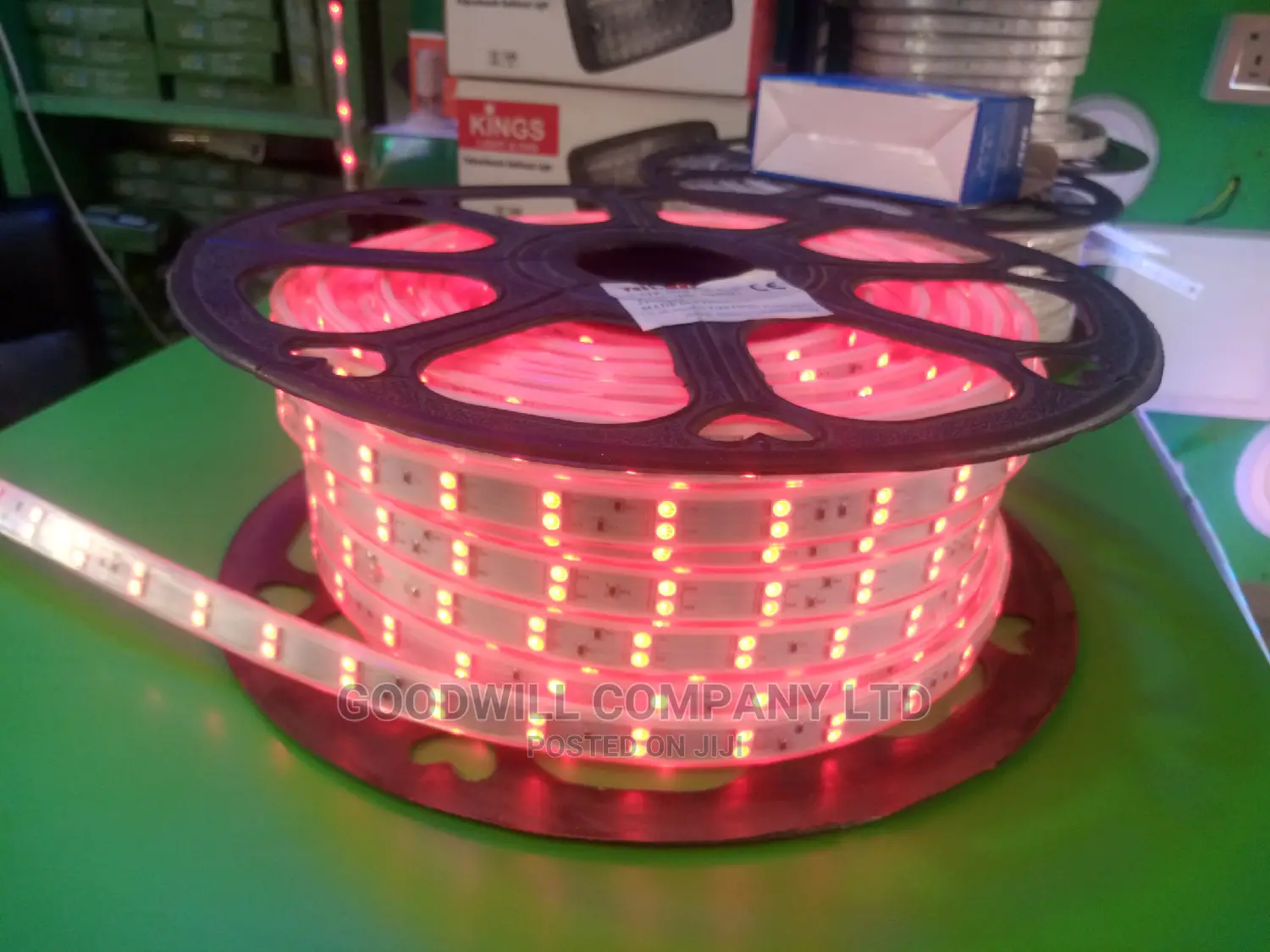 Strip Light Red Color 50m