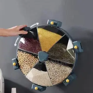 6 Rotary Grid Dry Food Dispenser