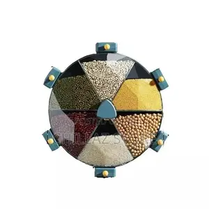 6 Rotary Grid Dry Food Dispenser